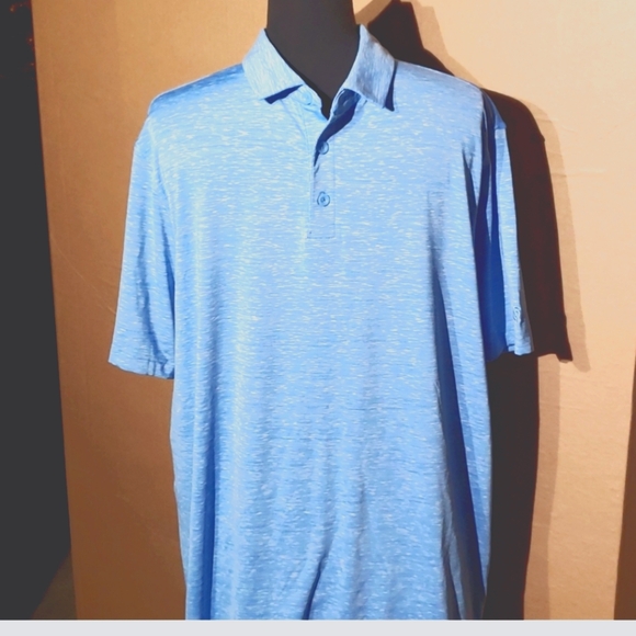 NEW! C9 Men's Champion Active Wear Blue Golf Polo Shirt. - Picture 2 of 3